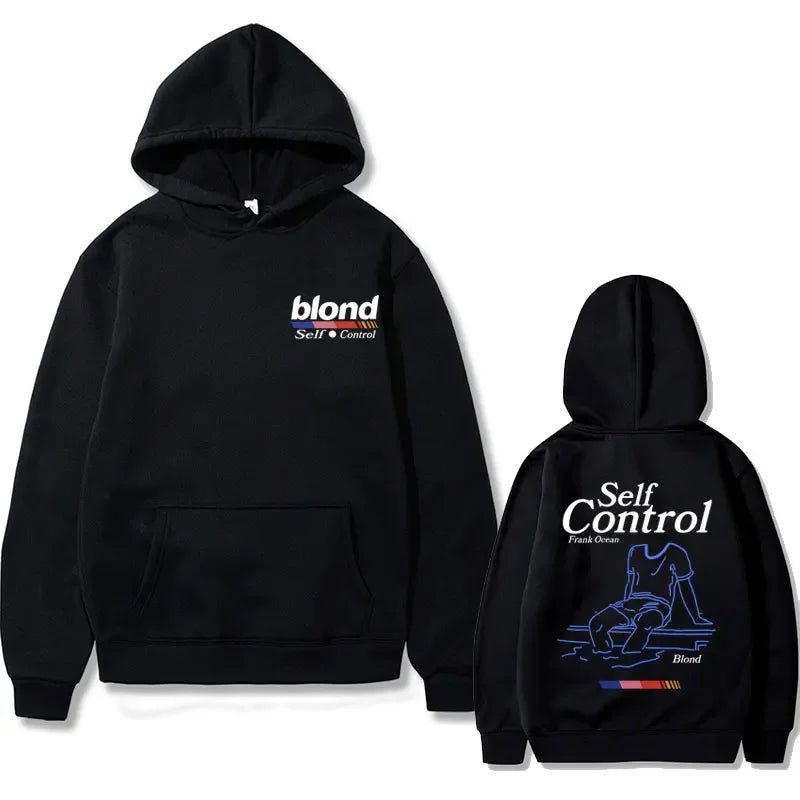 Kapuzenpullover mit Albumcover-Grafik von Frank Ocean „Blond“