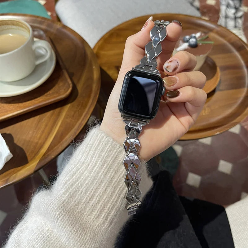 VVS Jewelry Lux Uhrenarmband mit Kettengliedern