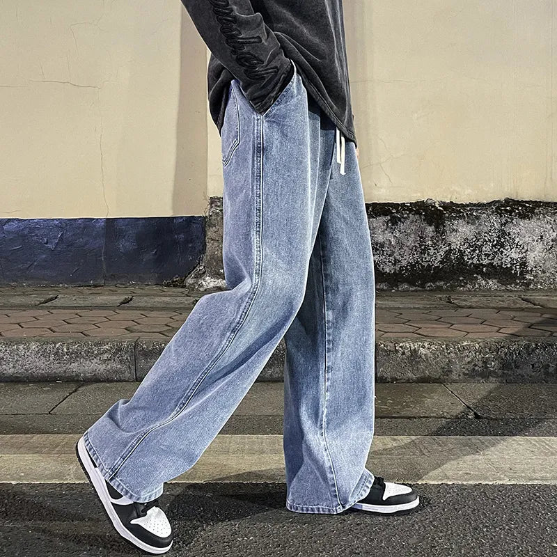 Jean baggy droit ample à jambe large High Street