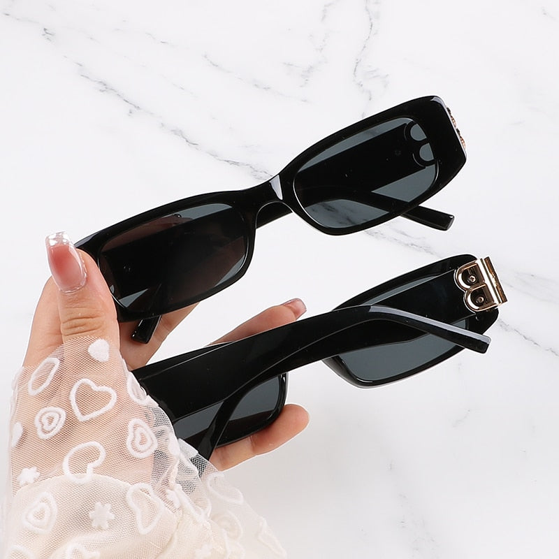 Rechteckige Sonnenbrille „Dynasty“ von VVS Jewelry