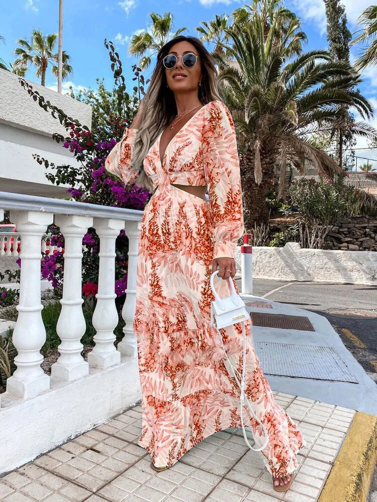 Pariser langes Strandkleid