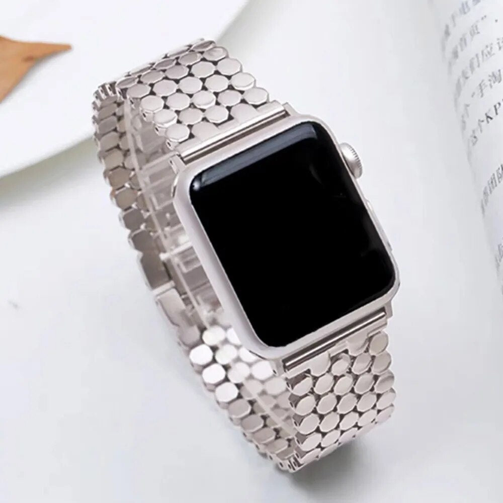 Bracelet de montre en nid d'abeille pour Apple Watch