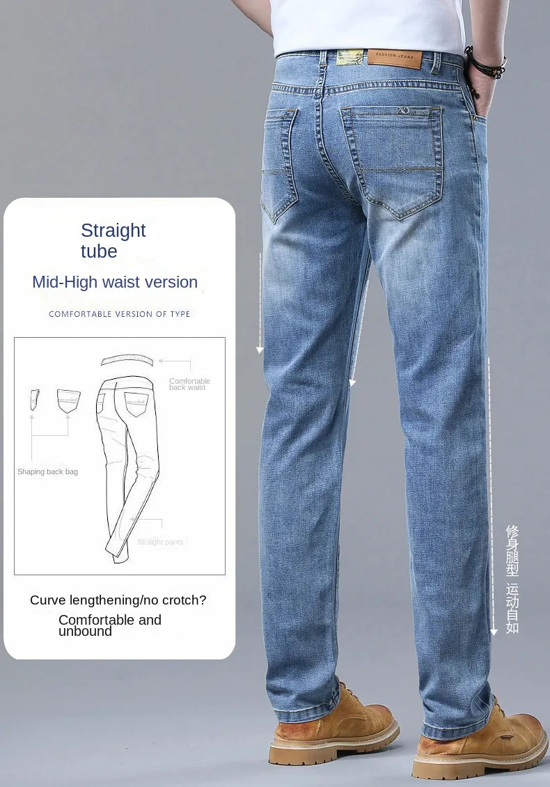Luxuriöser, klassischer Business-Denim