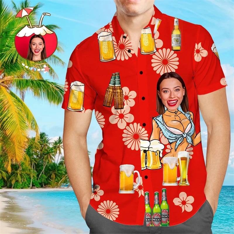 Individuelles Hawaiihemd – Hochwertiger Druck