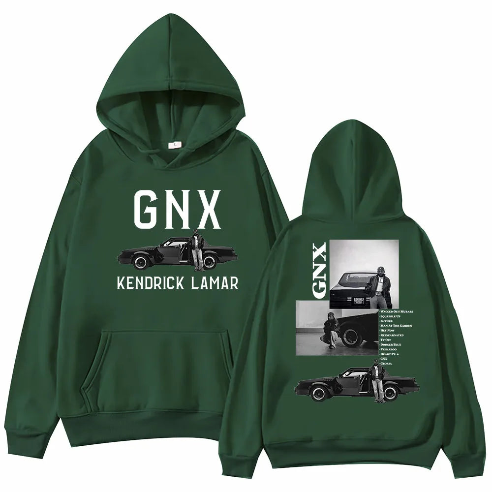 Sweat à capuche graphique Kendrick Lamar GNX Tour