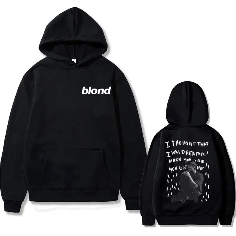 Kapuzenpullover mit Albumcover-Grafik von Frank Ocean „Blond“