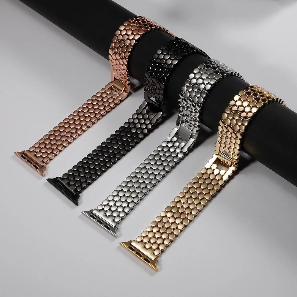 Bracelet de montre en nid d'abeille pour Apple Watch