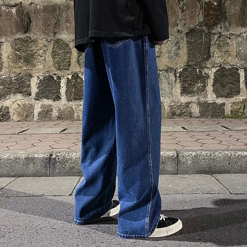 Jean baggy droit ample à jambe large High Street