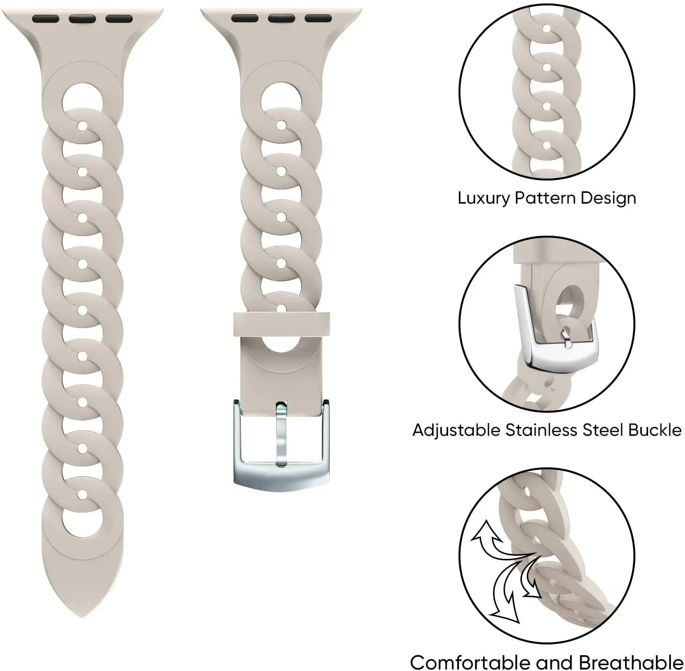 Silikonarmband für Apple Watch