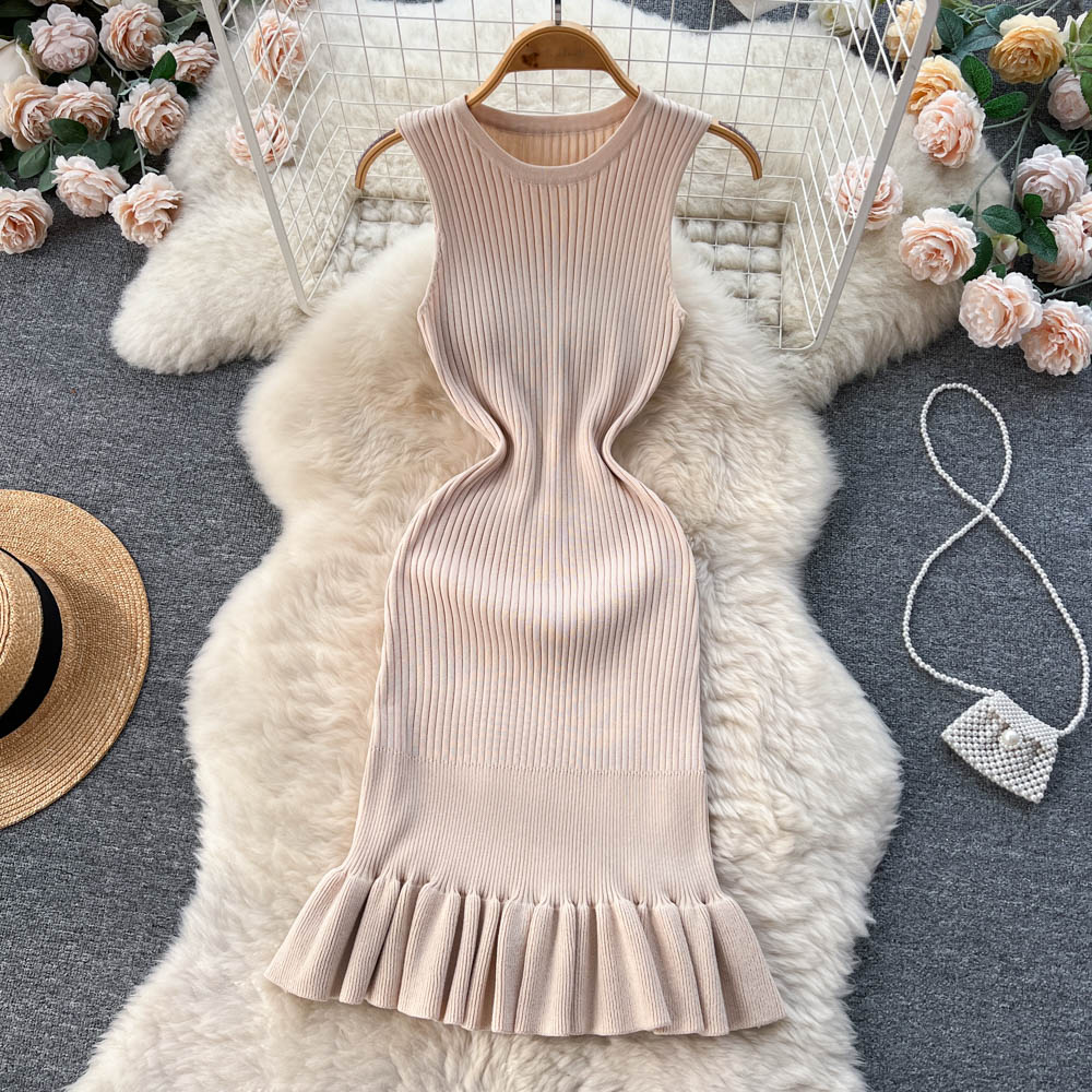 Robe d'été en tricot à volants Amelia