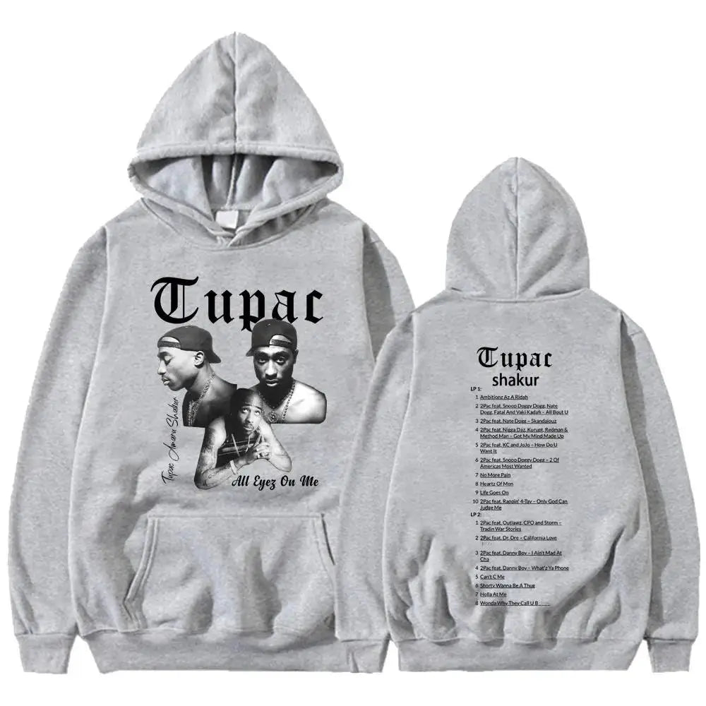 Sweat à capuche graphique Tupac All Eyez On Me