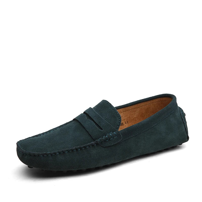 Mason „Blaue“ Freizeit-Loafer aus echtem Leder