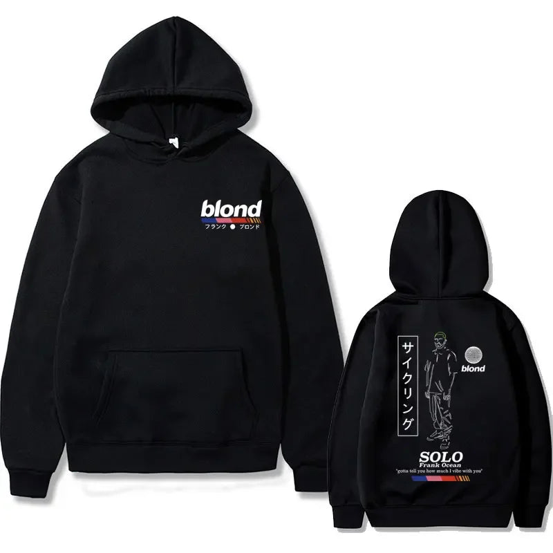 Kapuzenpullover mit Albumcover-Grafik von Frank Ocean „Blond“
