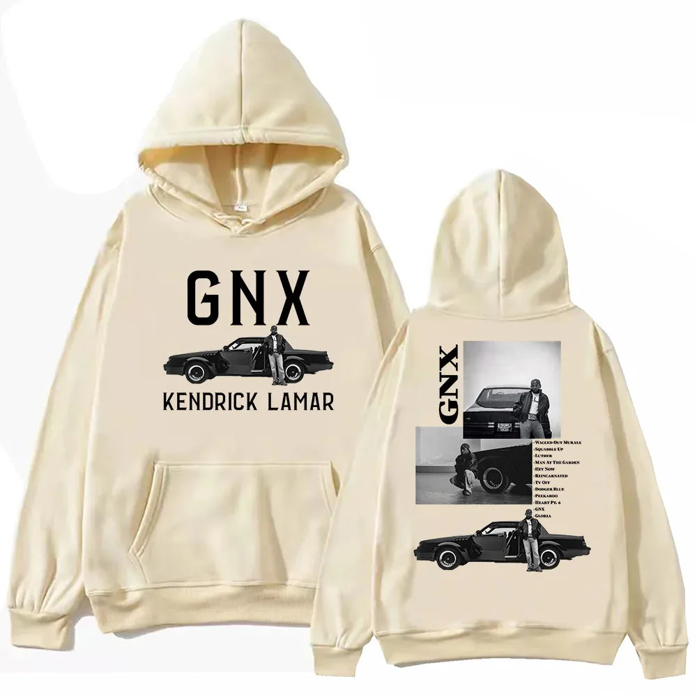 Sweat à capuche graphique Kendrick Lamar GNX Tour