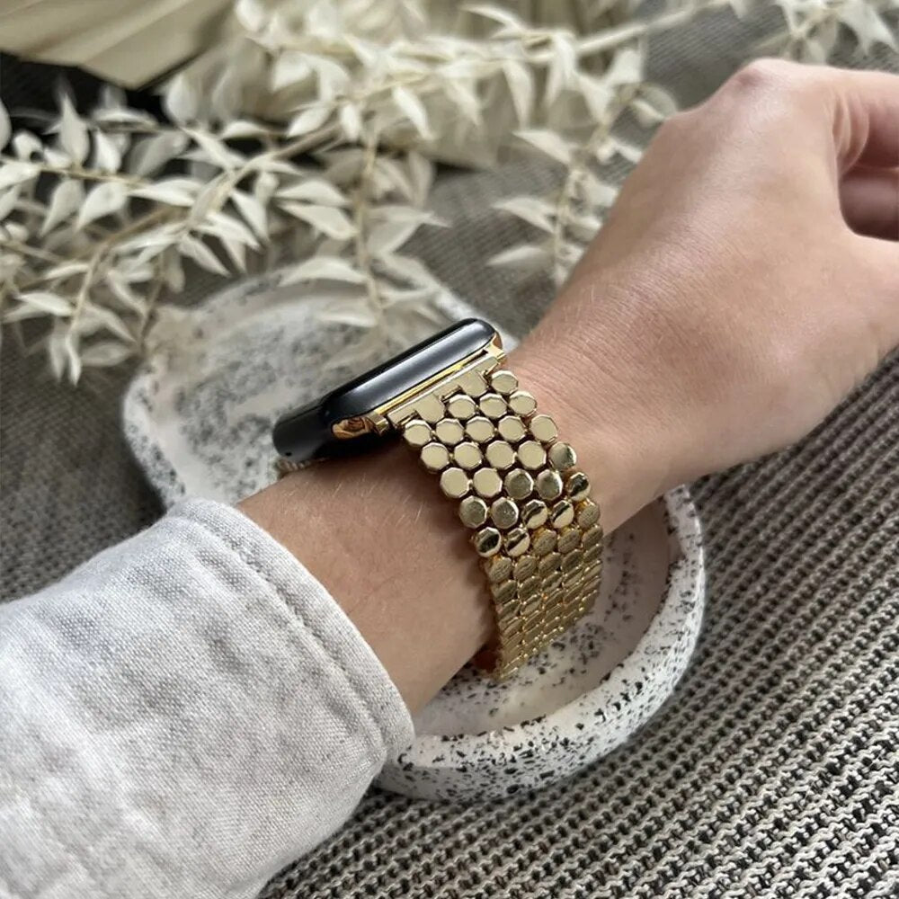 Apple Watch-Armband mit Wabenmuster