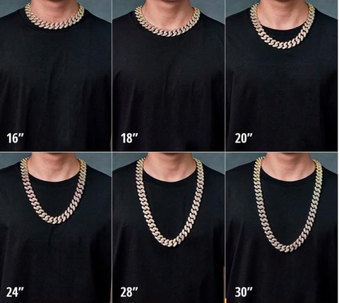 Chaîne cubaine à griffes de 19 mm + bracelet gratuit