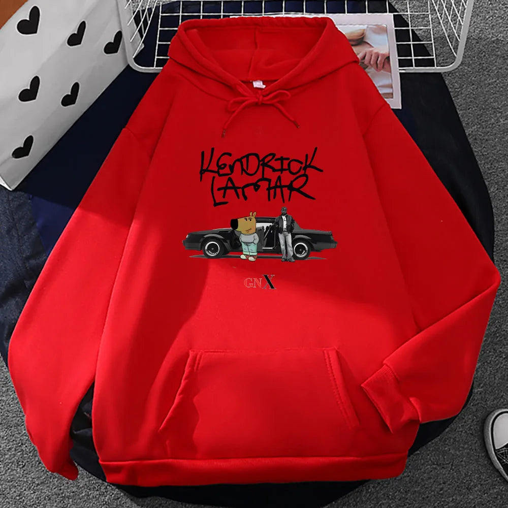 Kendrick Lamar & Chill Guy Grafik-Hoodies