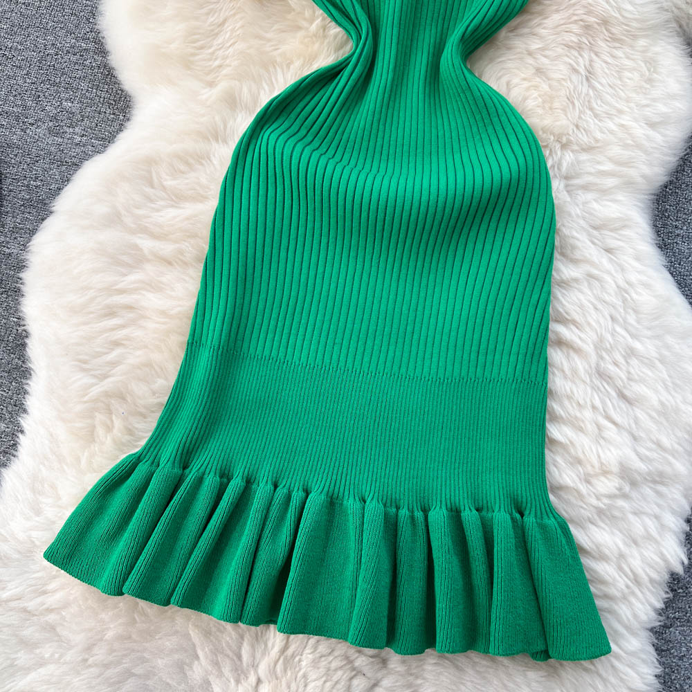 Robe d'été en tricot à volants Amelia