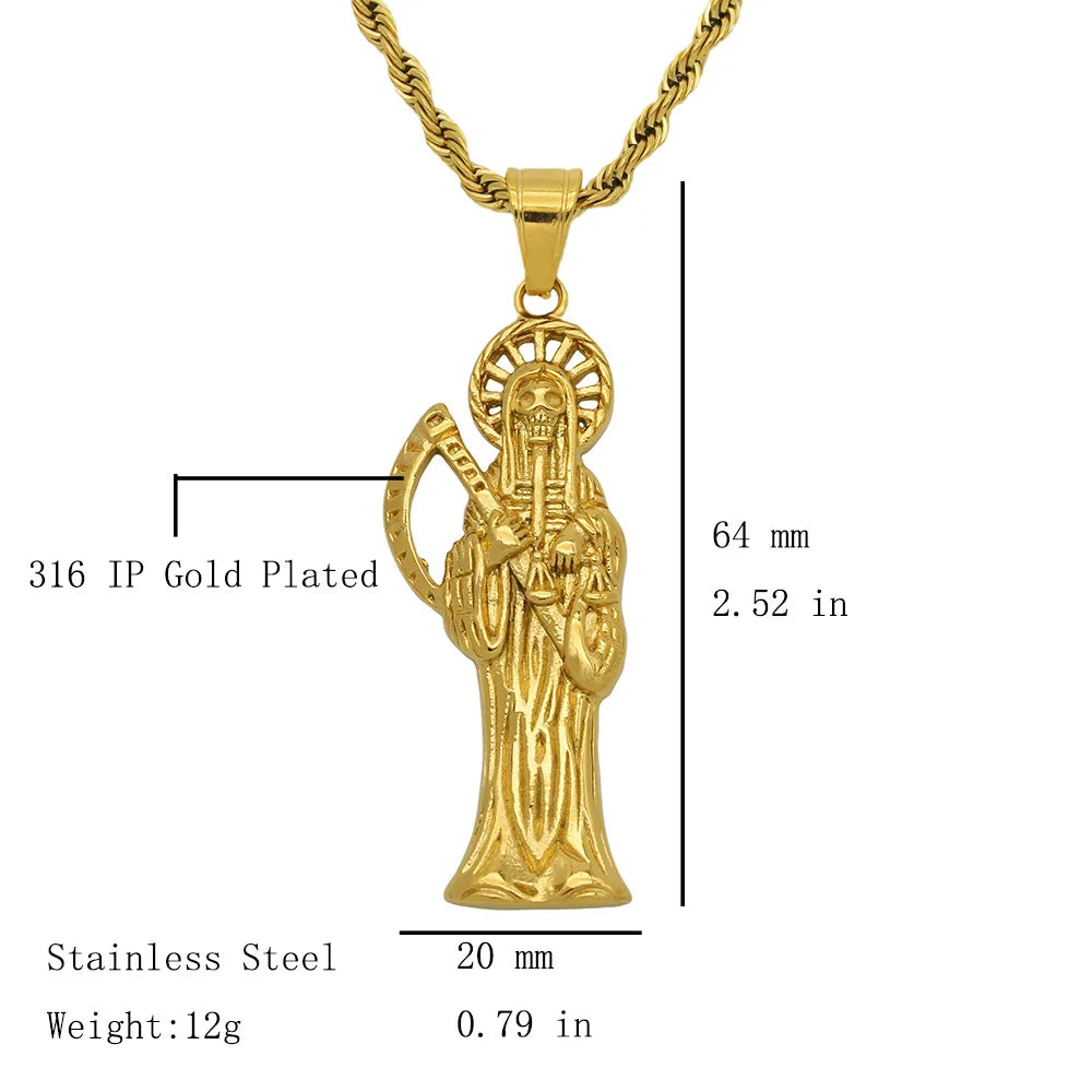 Santa Muerte Halskette