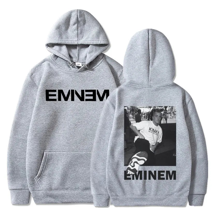 Kapuzenpullover mit Eminem-Signatur-Grafik
