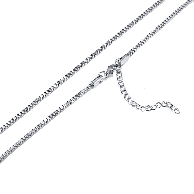 2mm klassische minimalistische kubanische Herrenkette