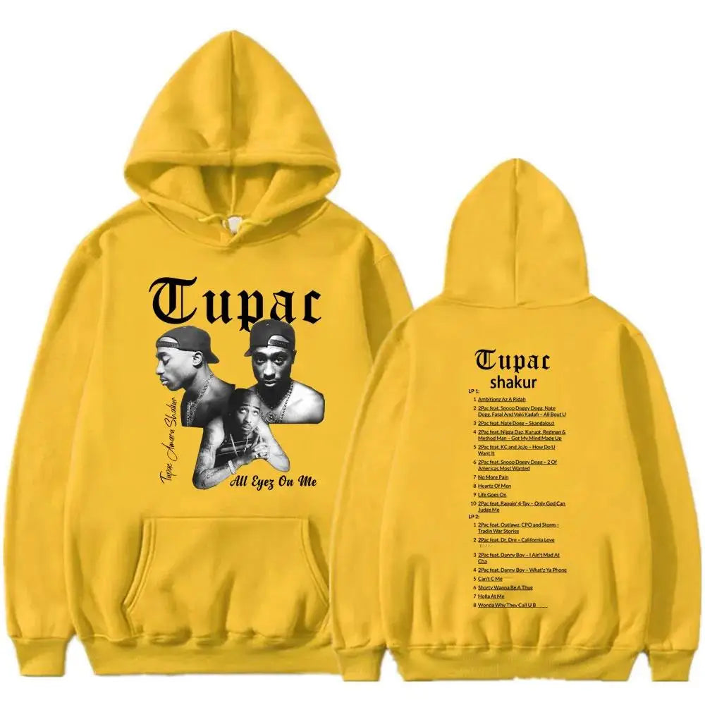 Sweat à capuche graphique Tupac All Eyez On Me