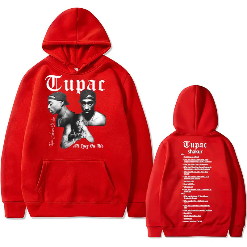 Sweat à capuche graphique Tupac All Eyez On Me