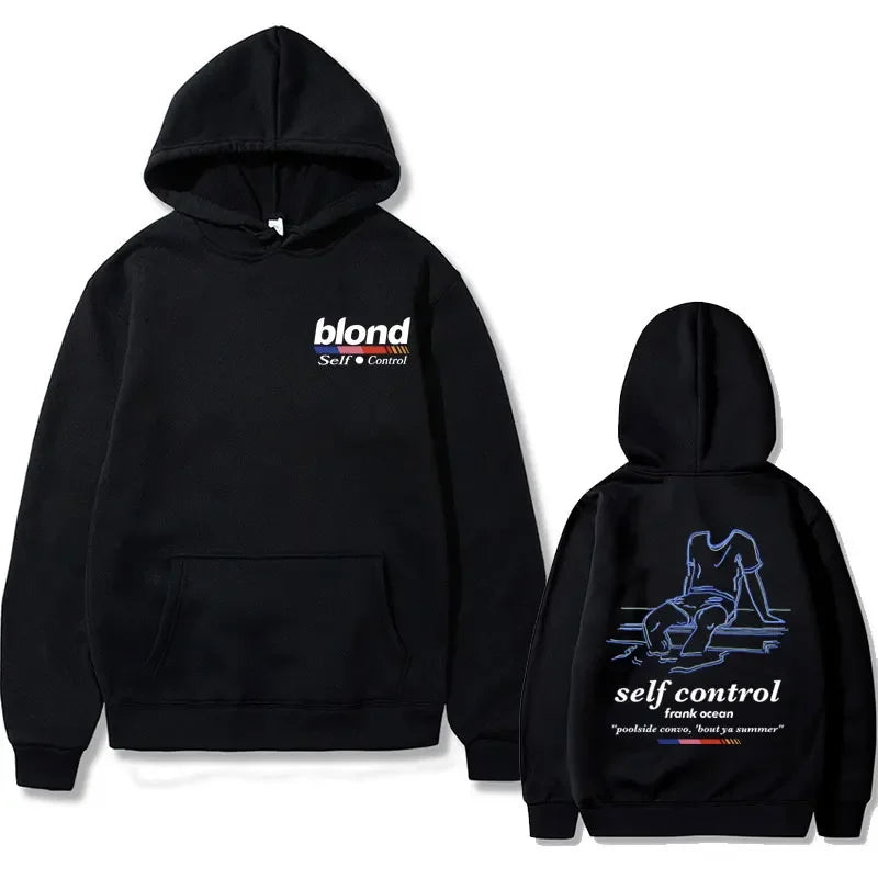 Kapuzenpullover mit Albumcover-Grafik von Frank Ocean „Blond“