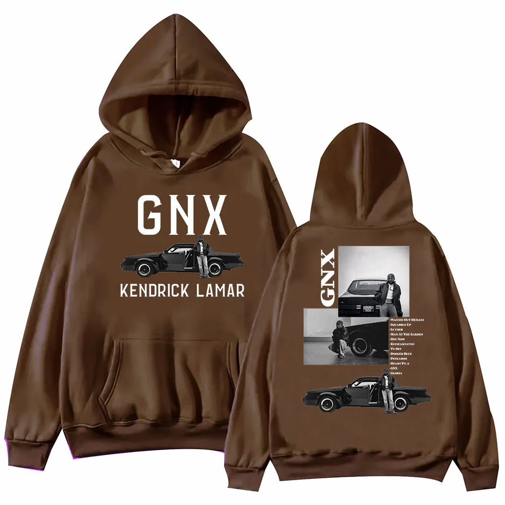 Sweat à capuche graphique Kendrick Lamar GNX Tour