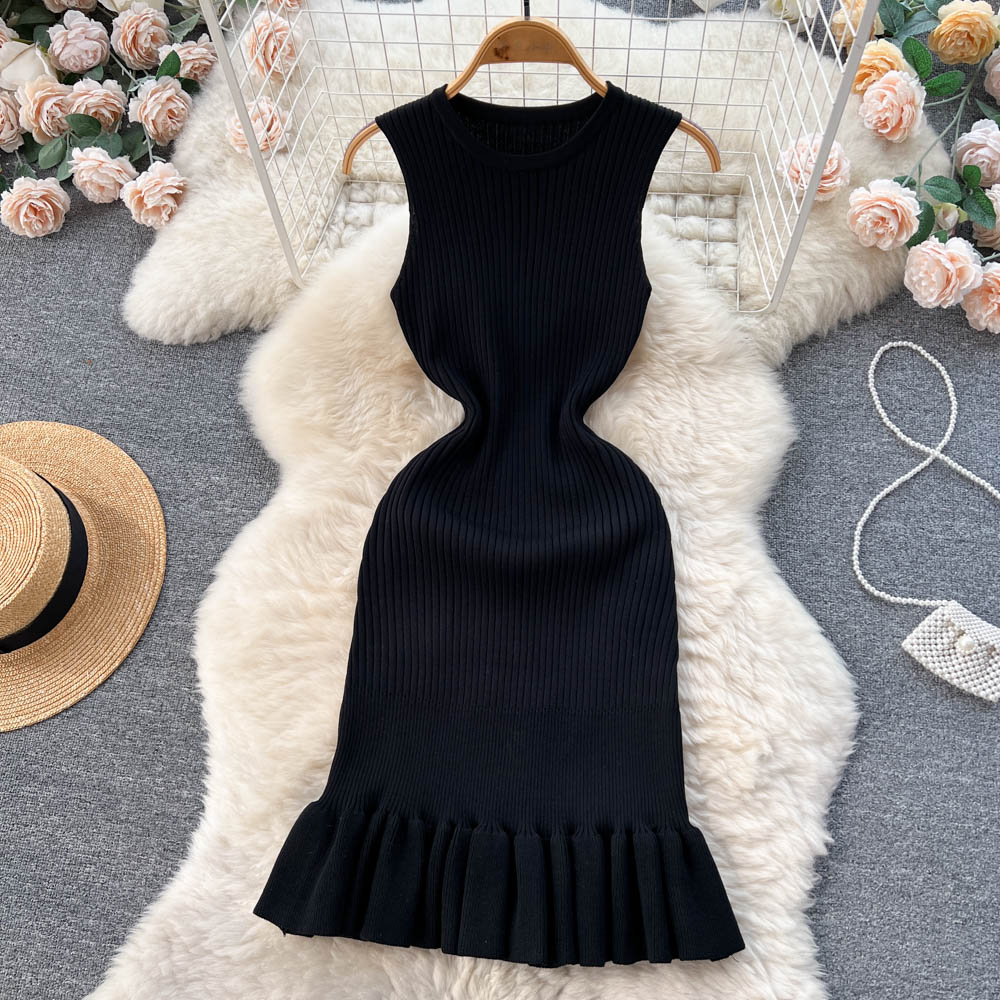 Robe d'été en tricot à volants Amelia