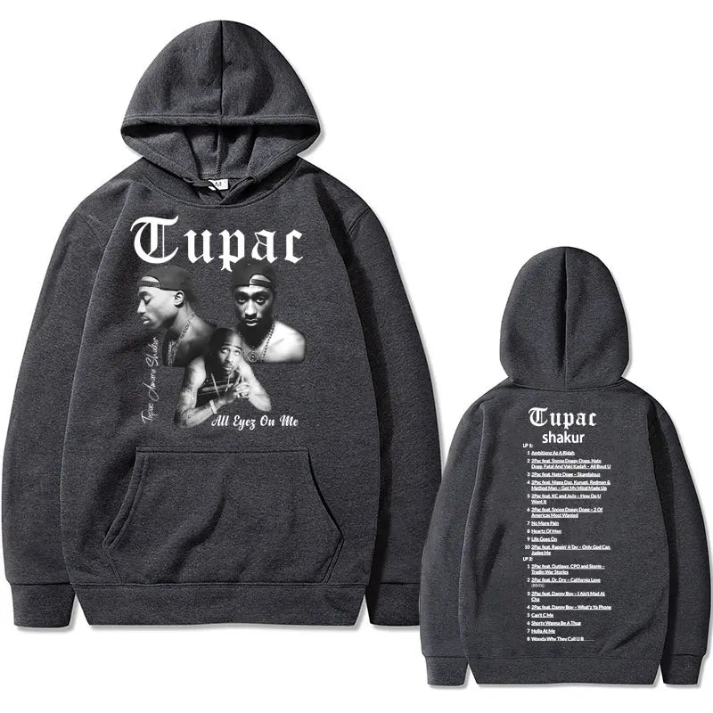 Sweat à capuche graphique Tupac All Eyez On Me