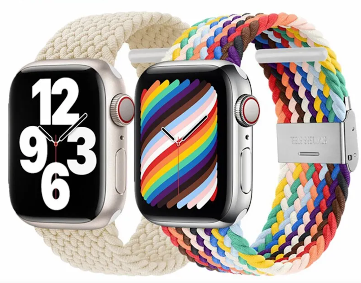 Bracelet de montre Apple Watch tressé 2 pour 1 - BOGO