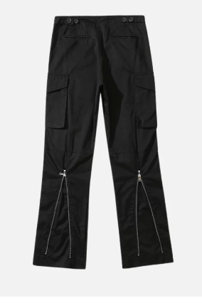 Pantalon à fermeture éclair dans le dos VVS