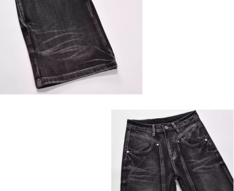 Jeans mit VVS-Edge-Muster