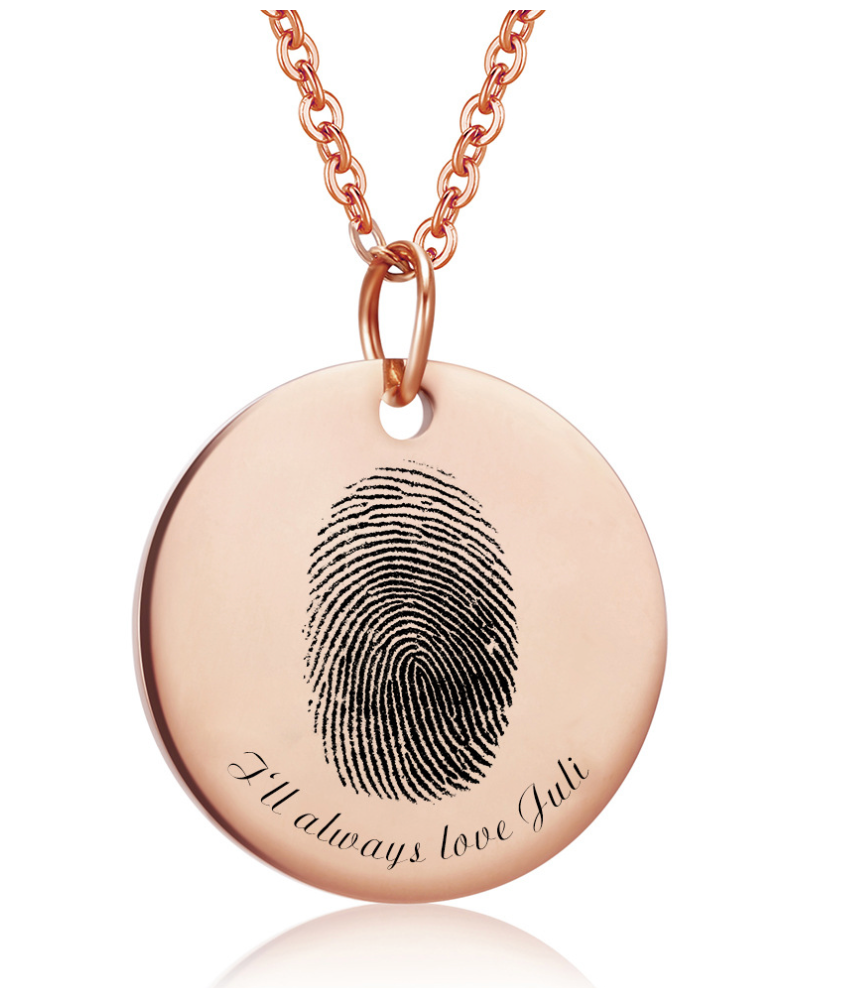 VVS Jewelry – Personalisierte Halskette mit Fingerabdruck