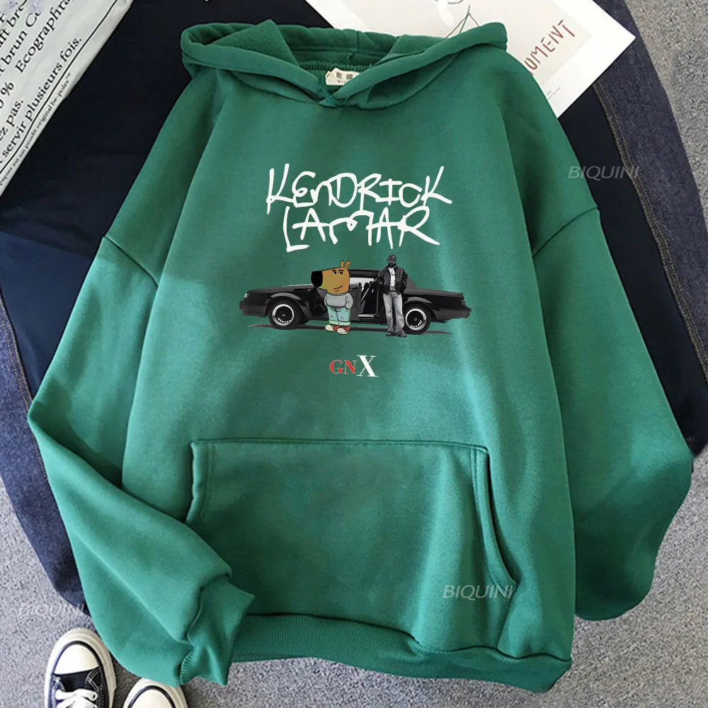 Kendrick Lamar & Chill Guy Grafik-Hoodies