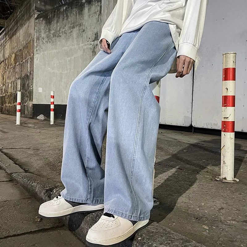 Jean baggy droit ample à jambe large High Street
