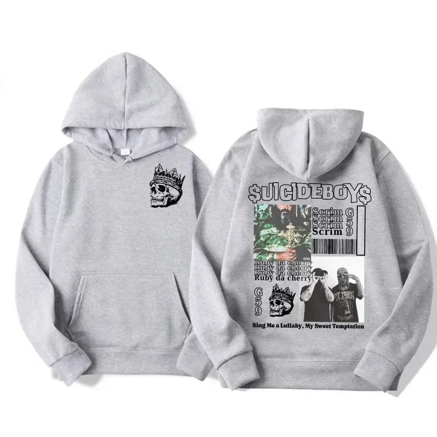 Vintage Suicideboys G59 Grafik Hoodie