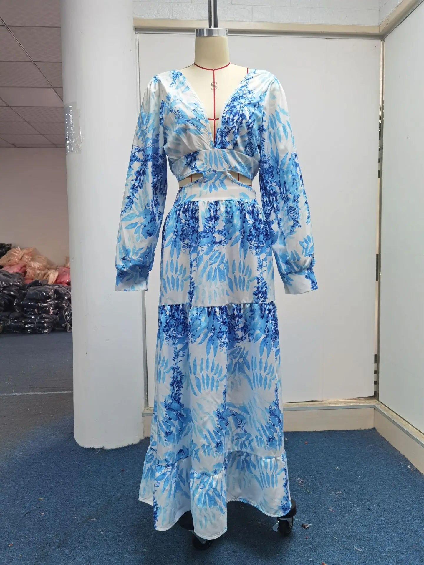 Pariser langes Strandkleid