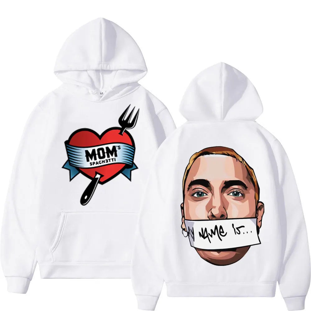 Eminem Mom's Spaghetti/Mein Name ist Grafik Hoodie