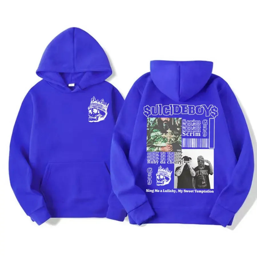 Vintage Suicideboys G59 Grafik Hoodie