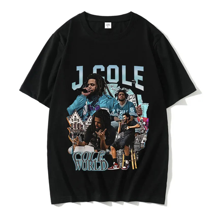 Neues J. Cole Rapper Vintage Grafik T-Shirt