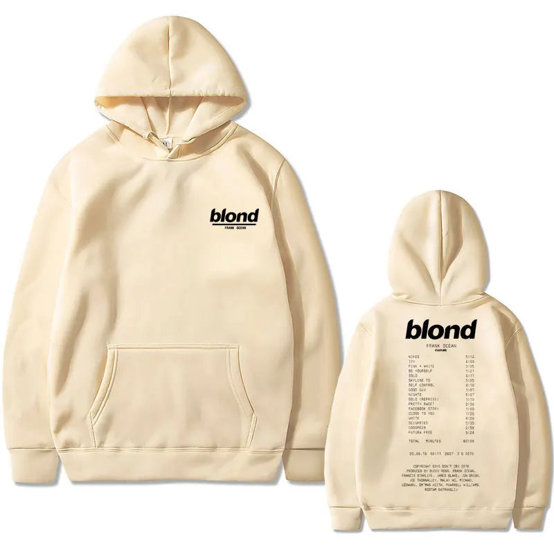 Kapuzenpullover mit Albumcover-Grafik von Frank Ocean „Blond“
