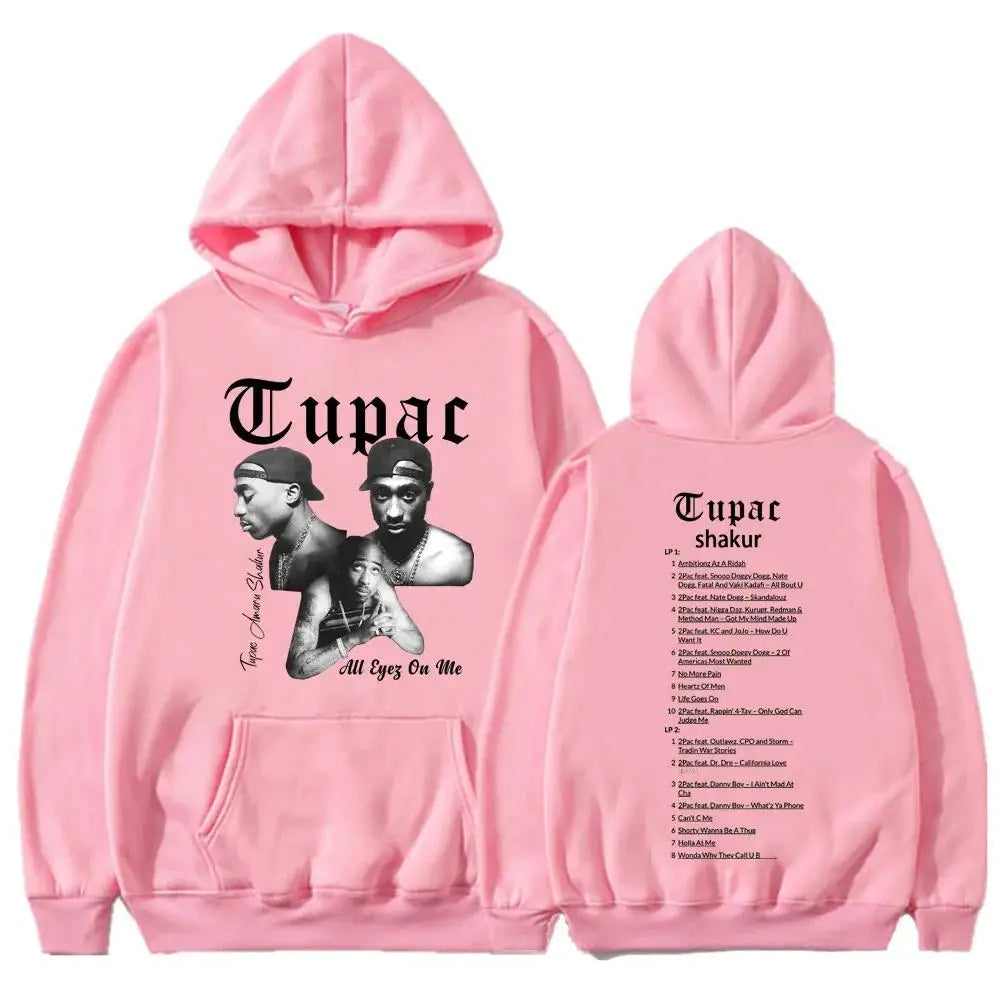 Sweat à capuche graphique Tupac All Eyez On Me