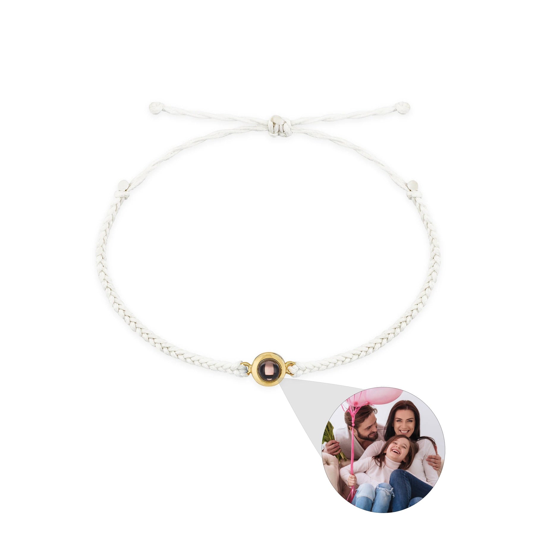 VVS Jewelry Armband mit individuellem Fotoprojektionsanhänger
