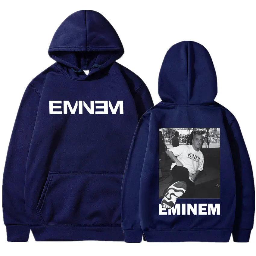 Kapuzenpullover mit Eminem-Signatur-Grafik