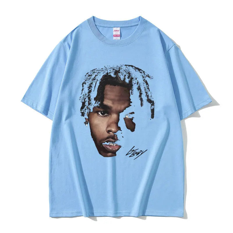 Lockeres T-Shirt mit Grafik von Lil Baby