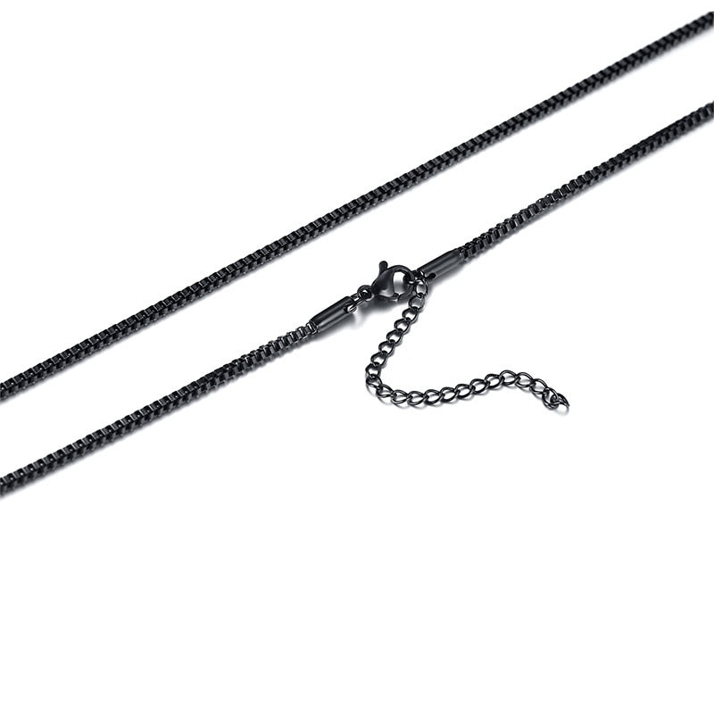 2mm klassische minimalistische kubanische Herrenkette