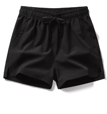Herren Sommer Sport Jogginghose Lässige Leichte Shorts mit Taschen – Einfarbig Jogging & Strandbekleidung