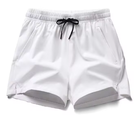 Herren Sommer Sport Jogginghose Lässige Leichte Shorts mit Taschen – Einfarbig Jogging & Strandbekleidung